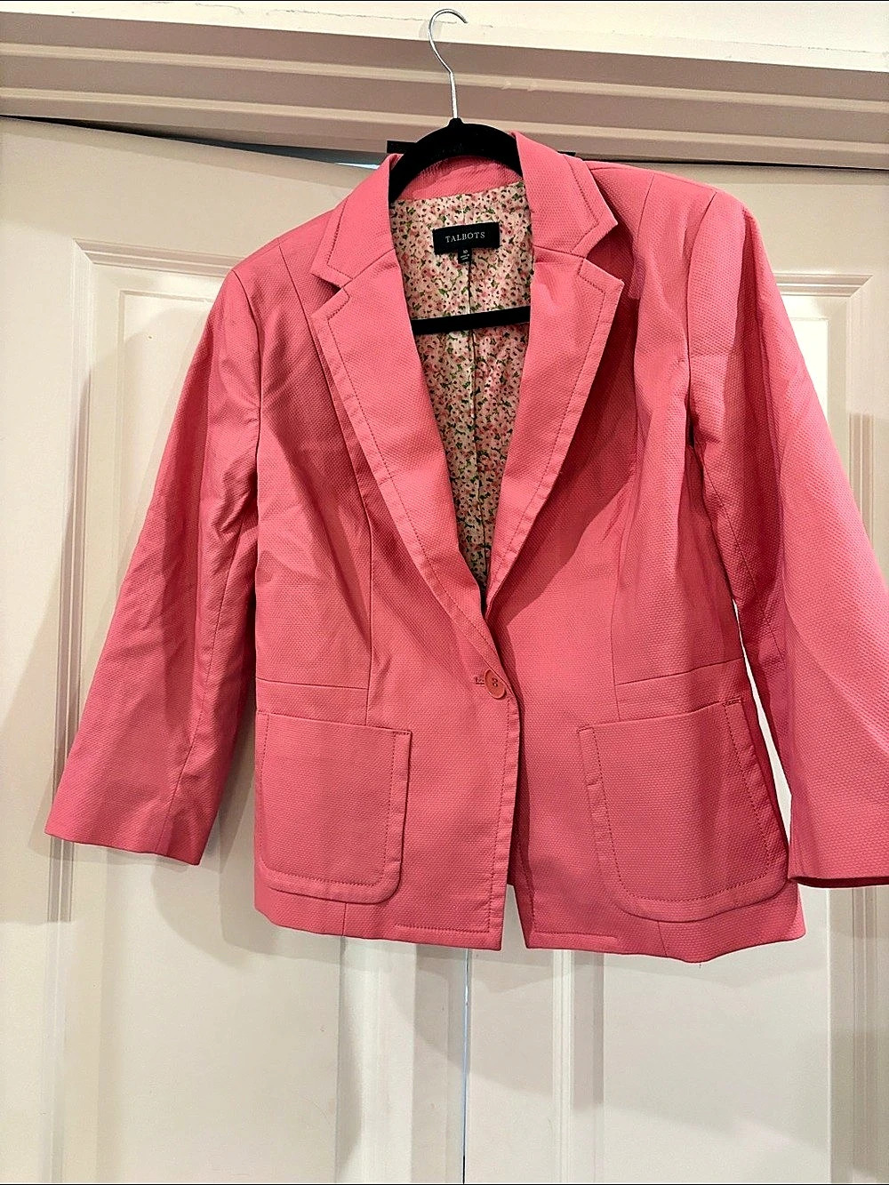 Talbots Pink Blazer Size 10